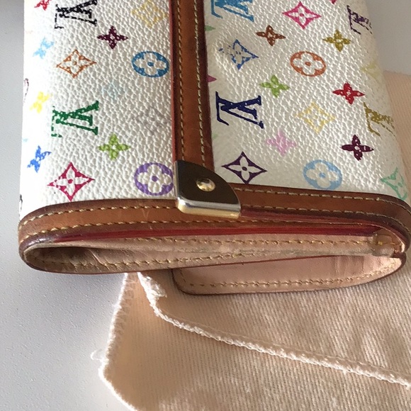 Louis Vuitton White Multicolor Wallet - Picture 5 of 13